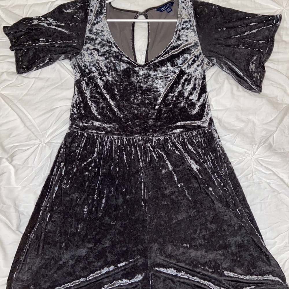 American Eagle Velvet Romper